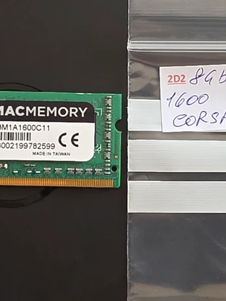 Memória RAM Corsair MacMemory 8GB DDR3 1600MHz 1