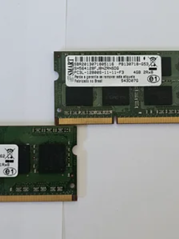 8gb - 2x4gb - Memória Ram Smart DDR3L PC3L 1
