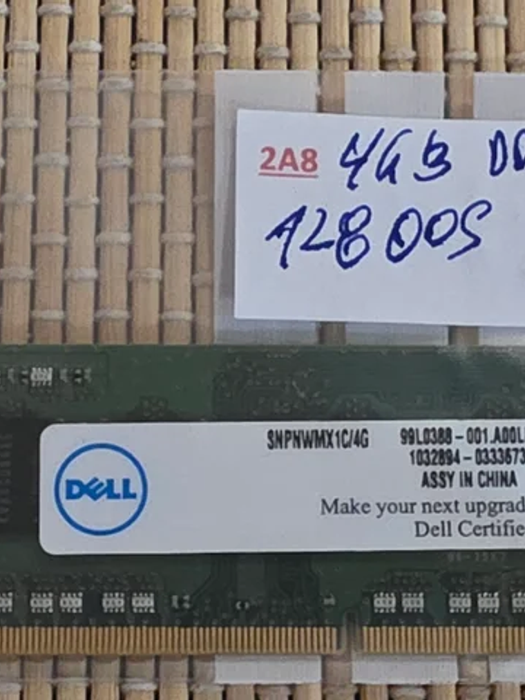 Memória RAM Dell Samsung DDR3L 4GB 12800S 2