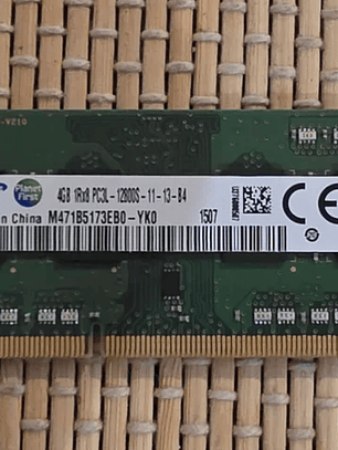 Memória RAM Dell Samsung DDR3L 4GB 12800S