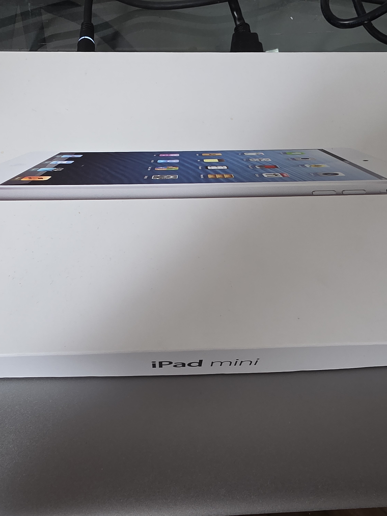 iPad mini A1432 16GB Branco e Prateado com Caixa 4