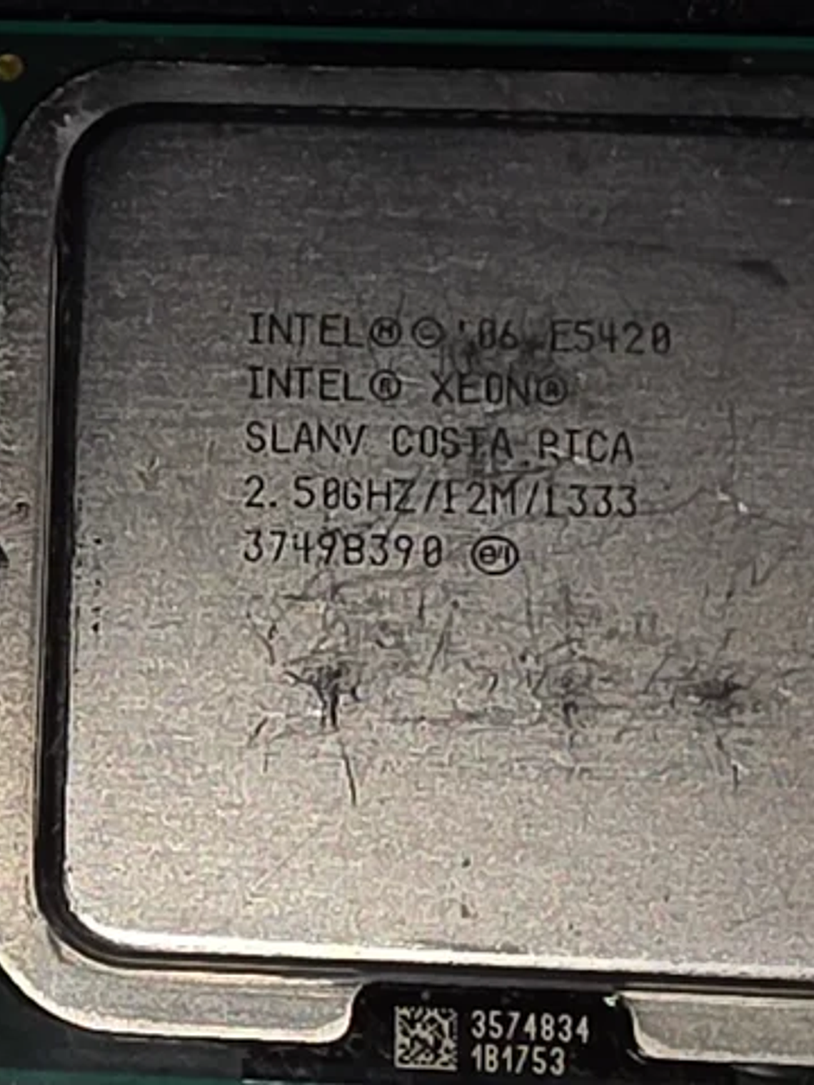 INTEL XEON E5420 Soquete 771 SLANV 2.50Ghz 1