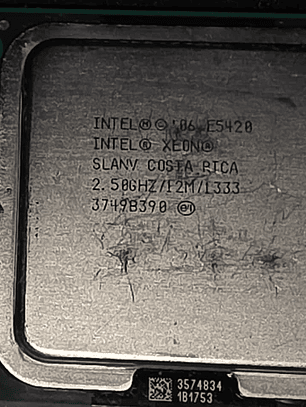 INTEL XEON E5420 Soquete 771 SLANV 2.50Ghz