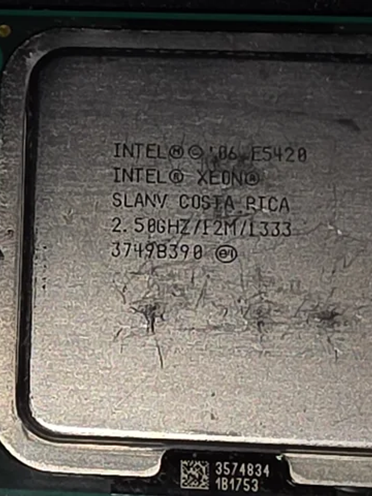 INTEL XEON E5420 Soquete 771 SLANV 2.50Ghz 1