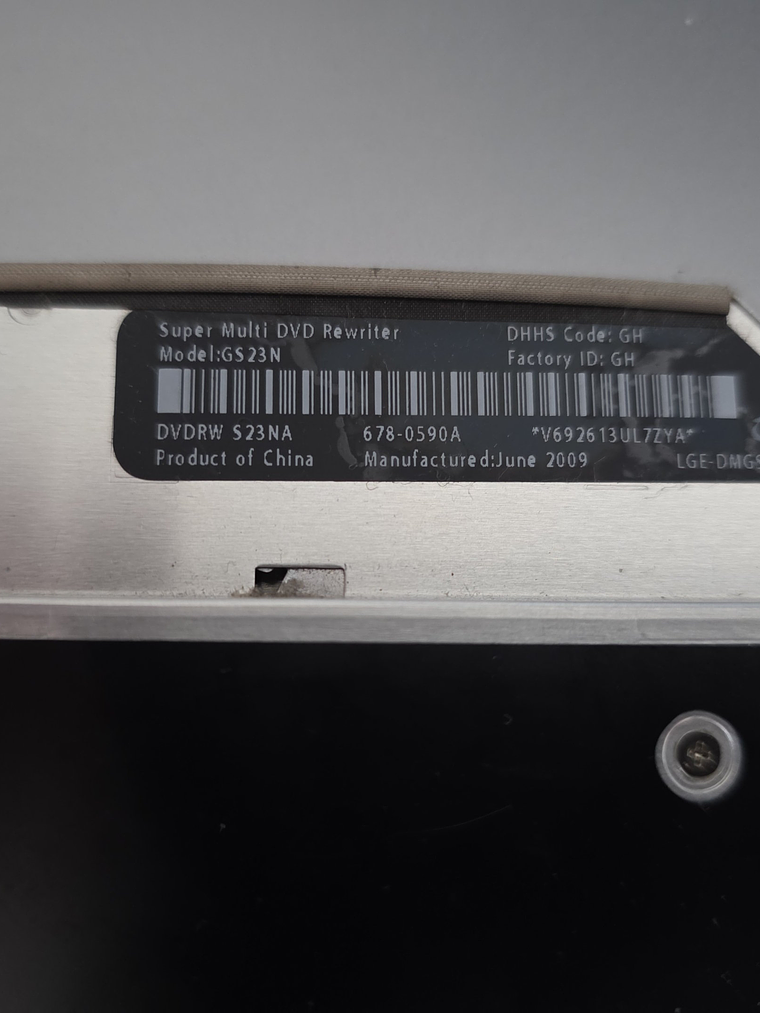 Gravador de DVD Super Multi – MacBook Pro A1278 2