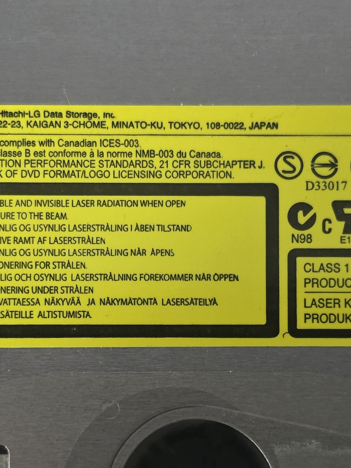 Gravador de DVD Super Multi – MacBook Pro A1278 4