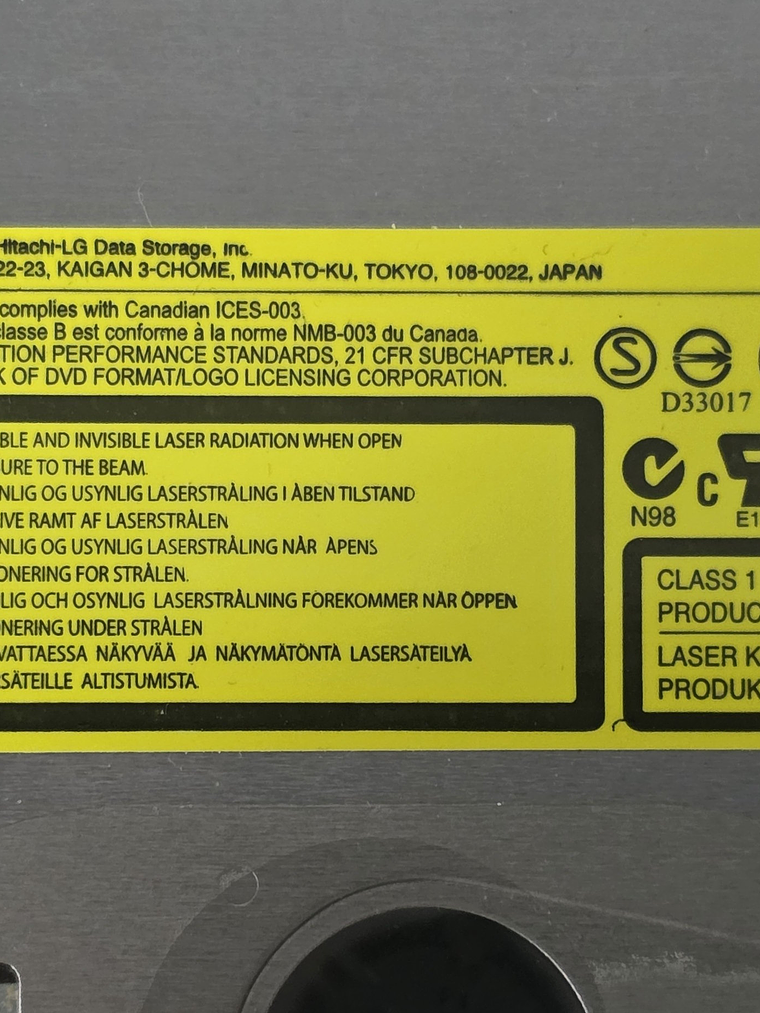 Gravador de DVD Super Multi – MacBook Pro A1278 4