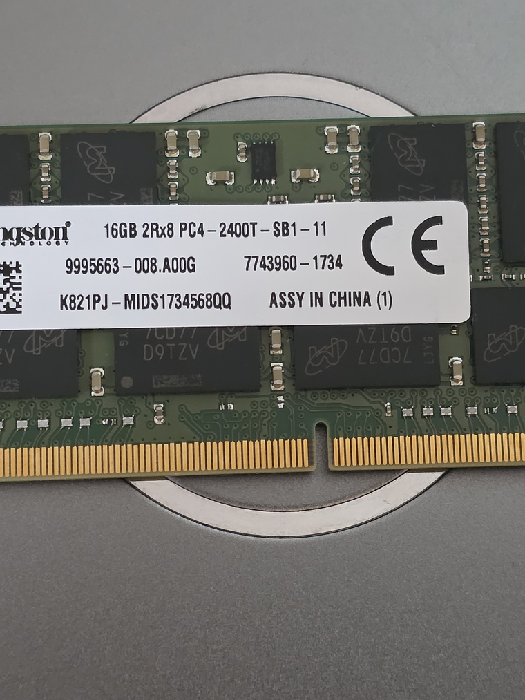 RAM Kingston 16GB DDR4 2400T Laptop 1