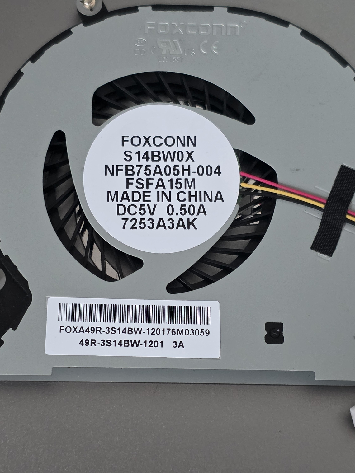Cooler Foxconn Positivo XC7660 N1140 1