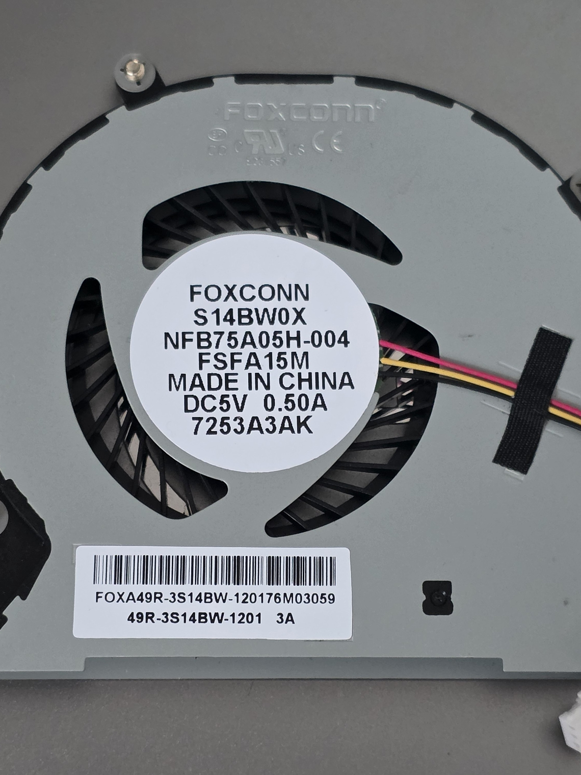 Cooler Foxconn Positivo XC7660 N1140 3