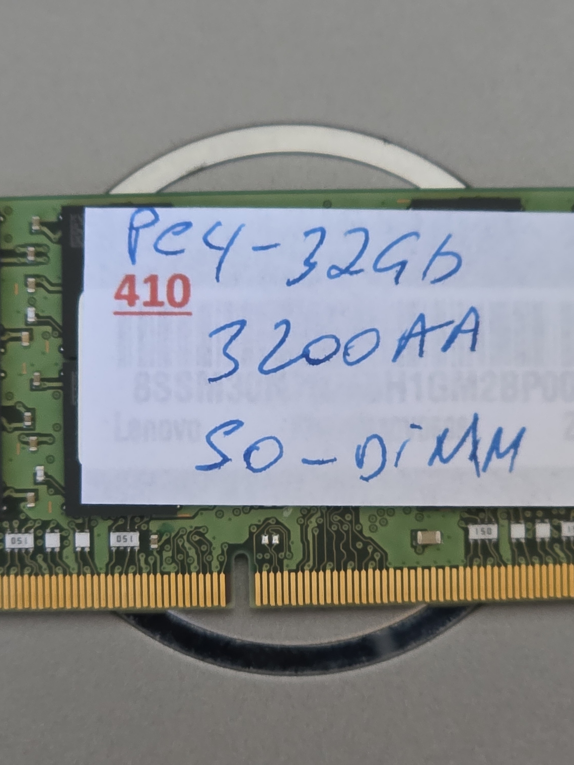 Memória DDR4 32GB 3200AA SO-DIMM 3