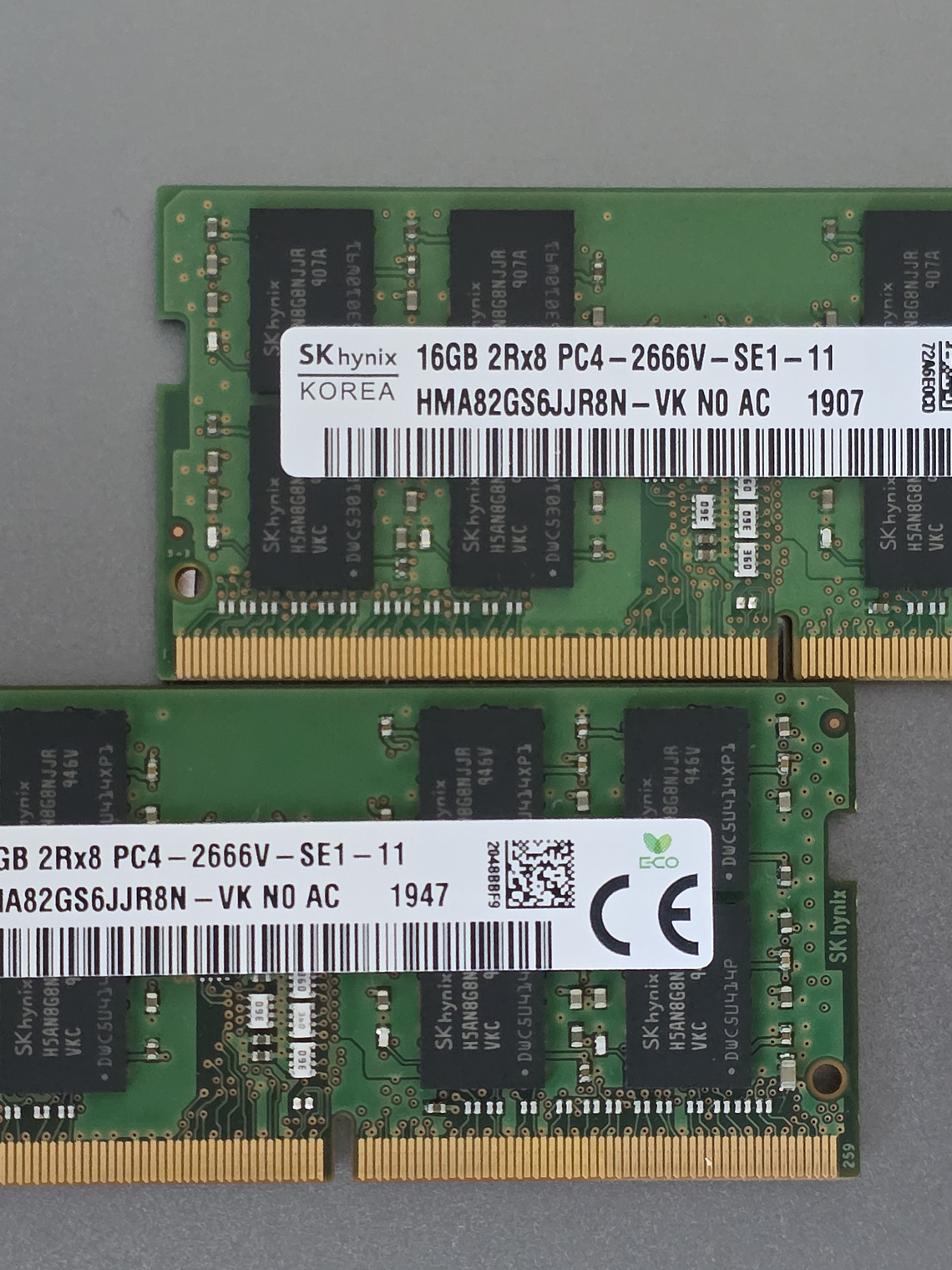 Memória SK hynix DDR4 16GB 2666MHz SO-DIMM HMA82GS6JJR8N-VK 1