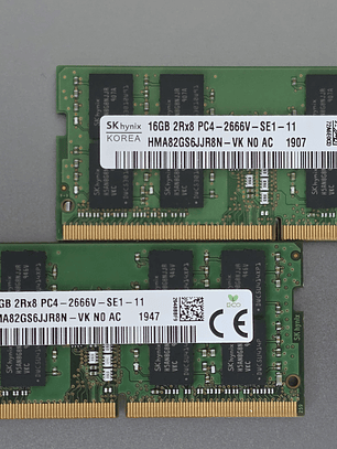 Memória SK hynix DDR4 16GB 2666MHz SO-DIMM