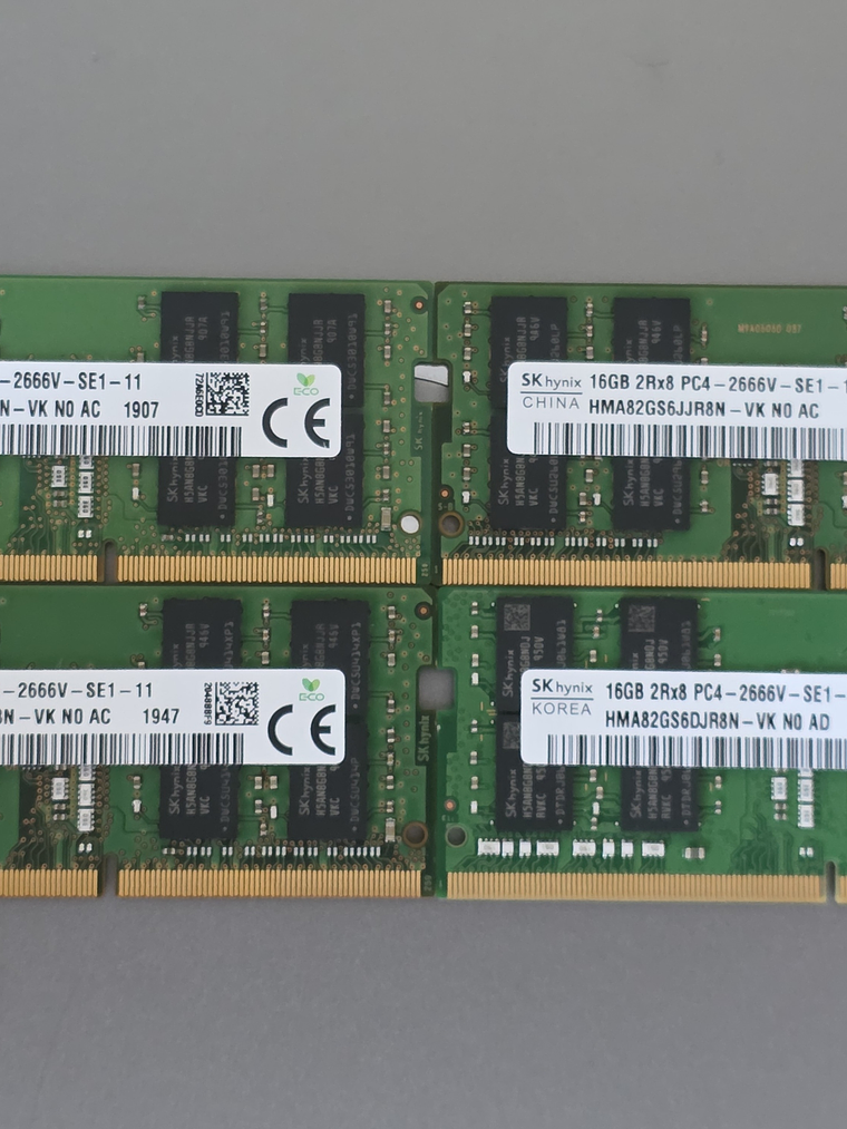 Memória SK hynix DDR4 16GB 2666MHz SO-DIMM HMA82GS6JJR8N-VK 3
