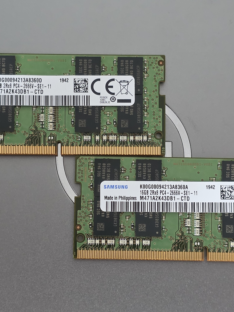 Memória DDR4 16GB 2666v SO-Dimm Samsung M471A2K43DB1 3