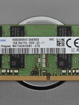 Memória DDR4 16GB 2666v SO-Dimm Samsung M471A2K43DB1