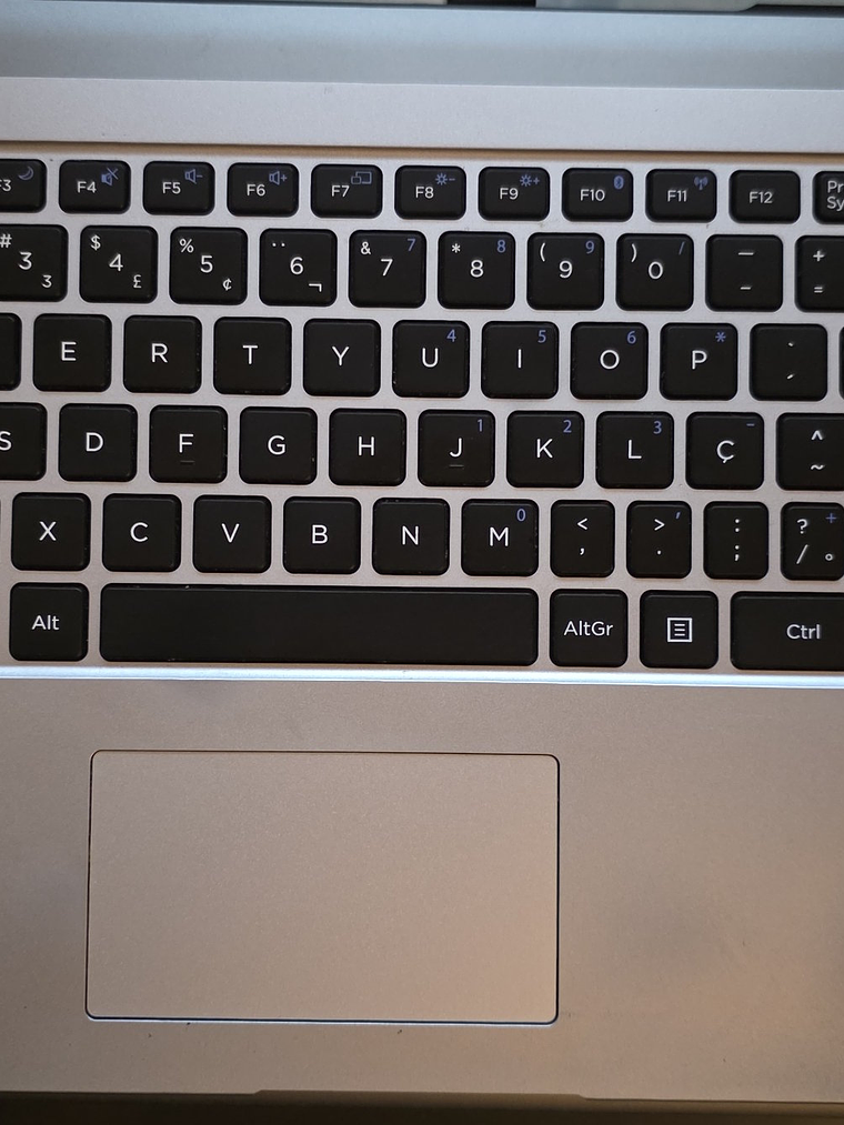 Palmrest + Botton Positivo N1140 c/ Estrutura 1