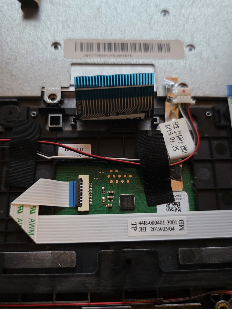 Palmrest + Botton Positivo N1140 c/ Estrutura 5