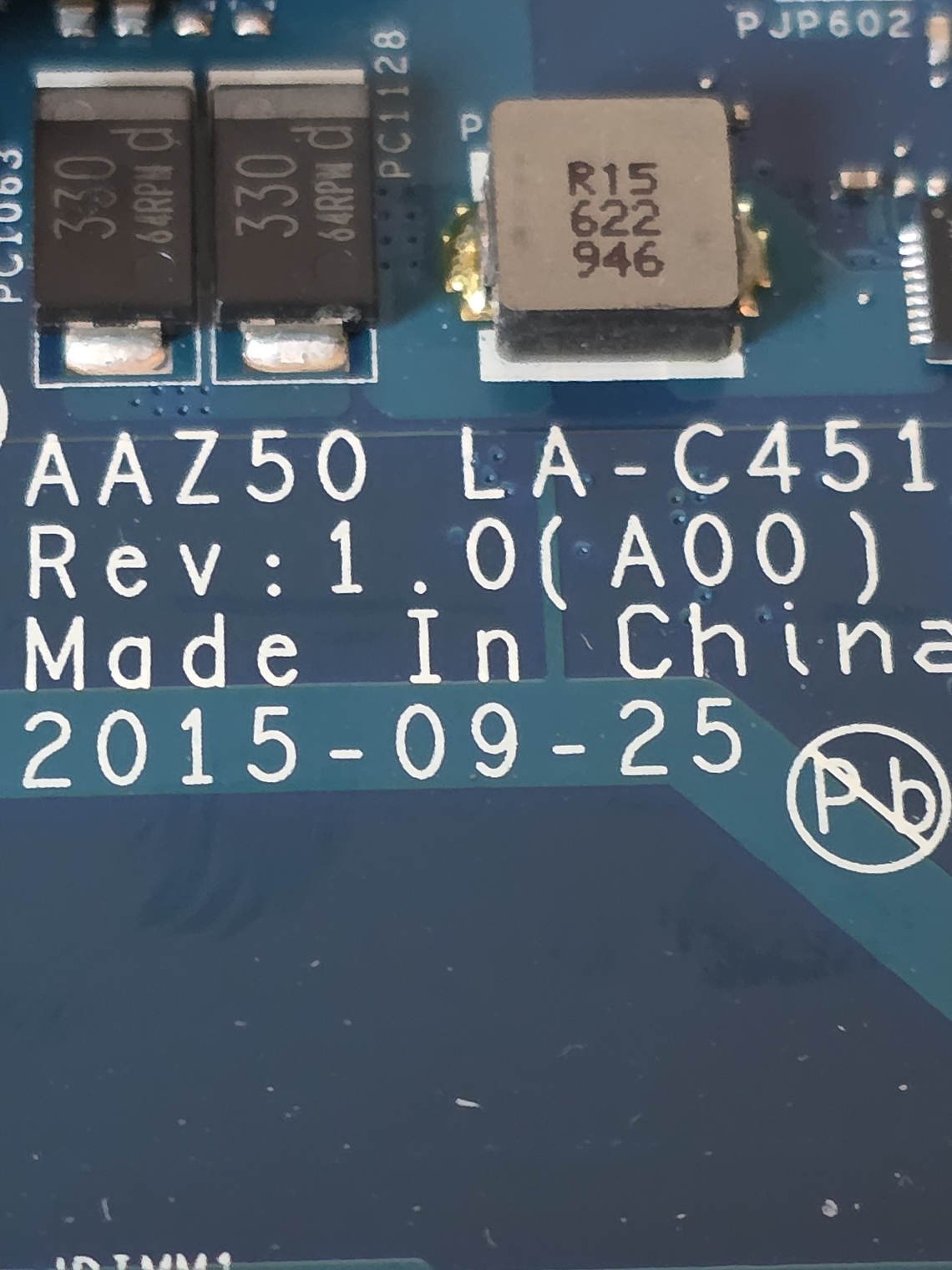 Placa‑Mãe Dell Latitude E7270 – Intel Core i5‑6300U 2