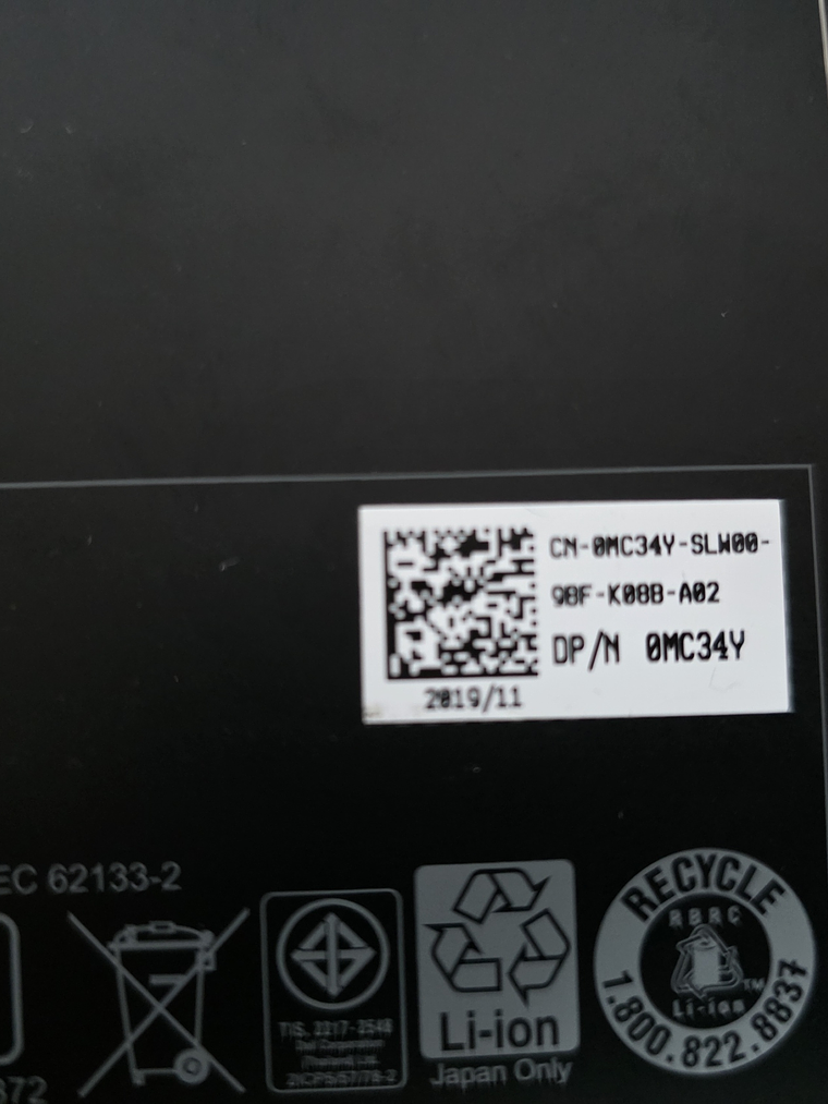 Bateria Dell Latitude E7270 – 0MC34Y 3