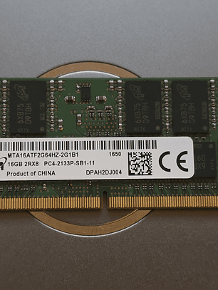 Memória RAM Micron 16GB DDR4 – MTA16ATF2G64HZ