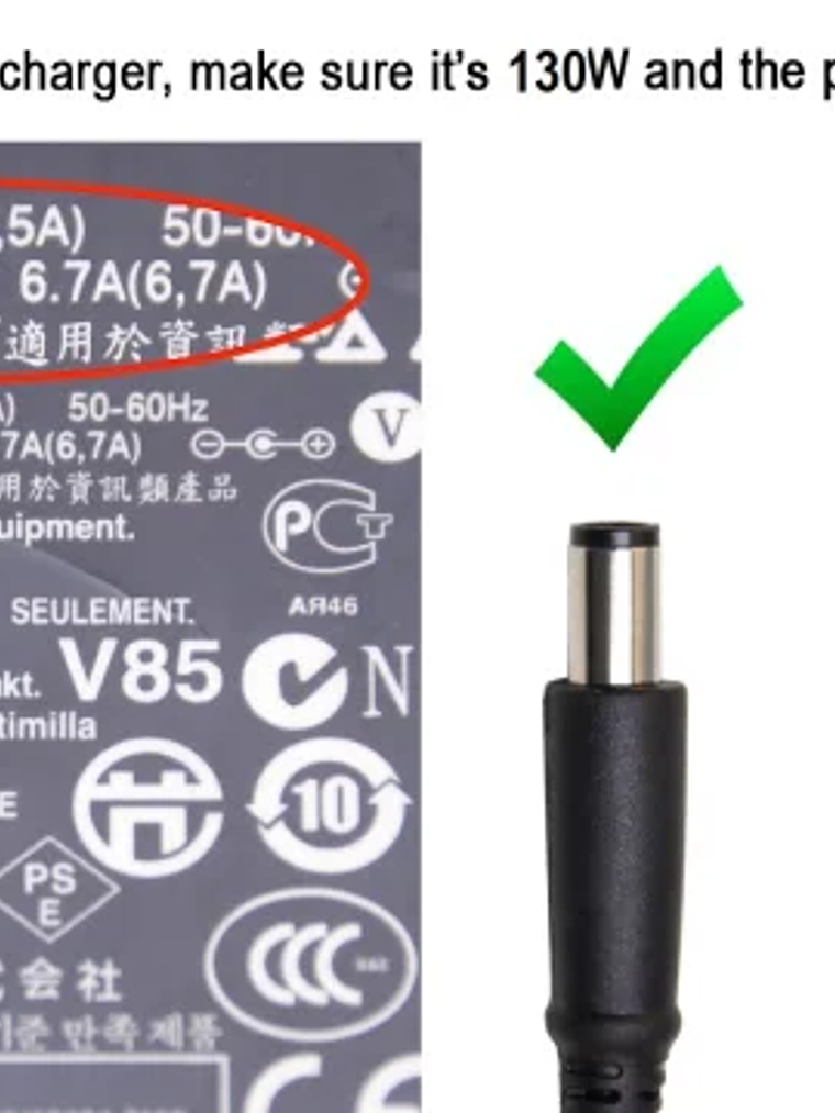 Carregador Dell 130W 6.7A Pino Grosso NSW25137 3