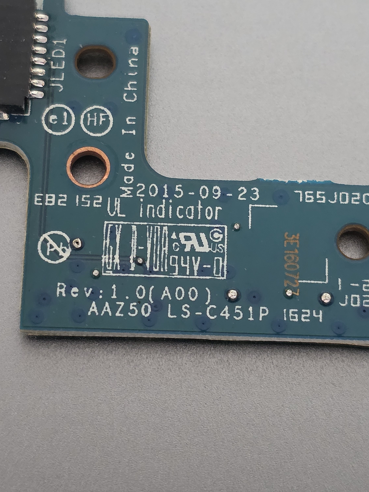 Placa LED Frontal Dell E7270 – LS-C451P 1