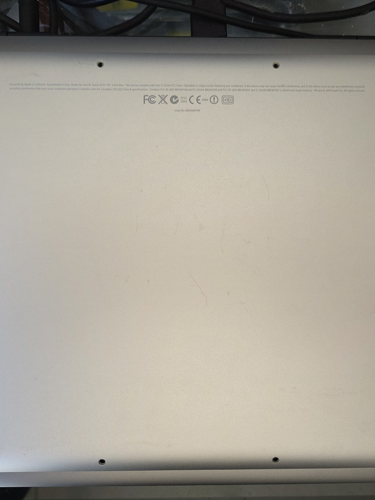 Tampa Inferior MacBook Pro A1278 – Alumínio 6