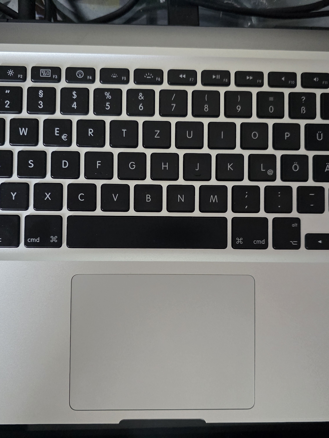 Topcase MacBook Pro A1278 2009 – Teclado Alemão 1
