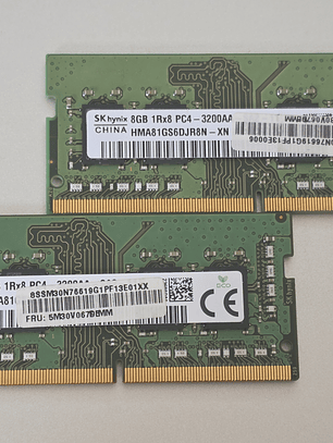 2x8GB DDR4 RAM SK hynix 16Gb 3200AAMHz SO-DIMM