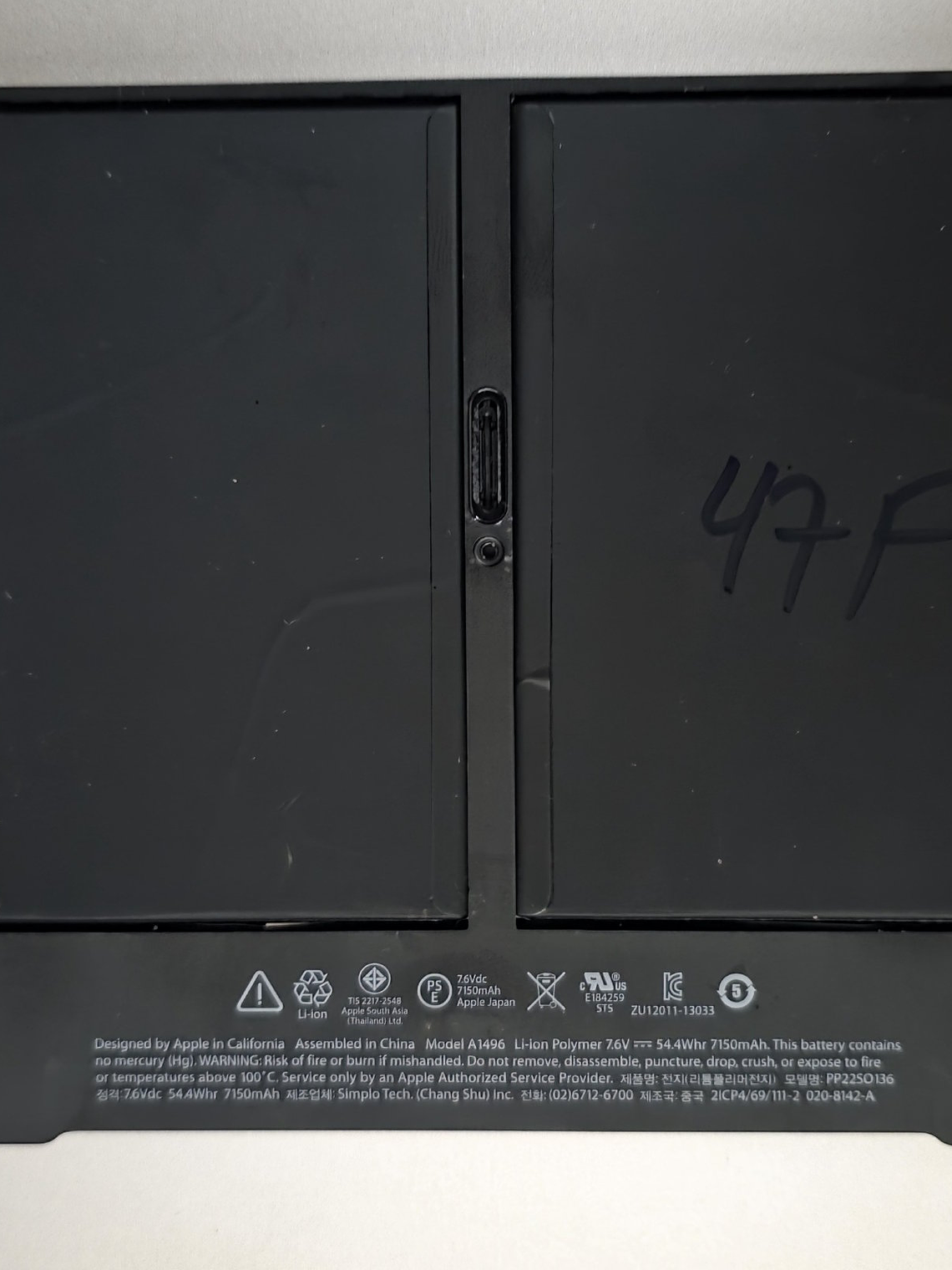 Peças do Macbook A1466 - 47F 1