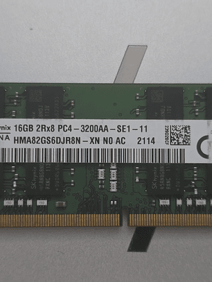 Memória SK hynix 16GB DDR4 3200AA SODIMM