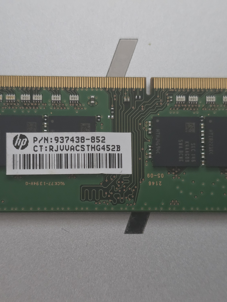 Memória Samsung 16GB DDR4 3200AA SODIMM 2