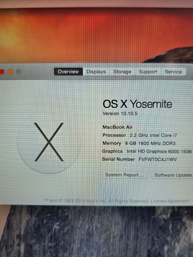 Peças do Macbook A1466 - 484 1