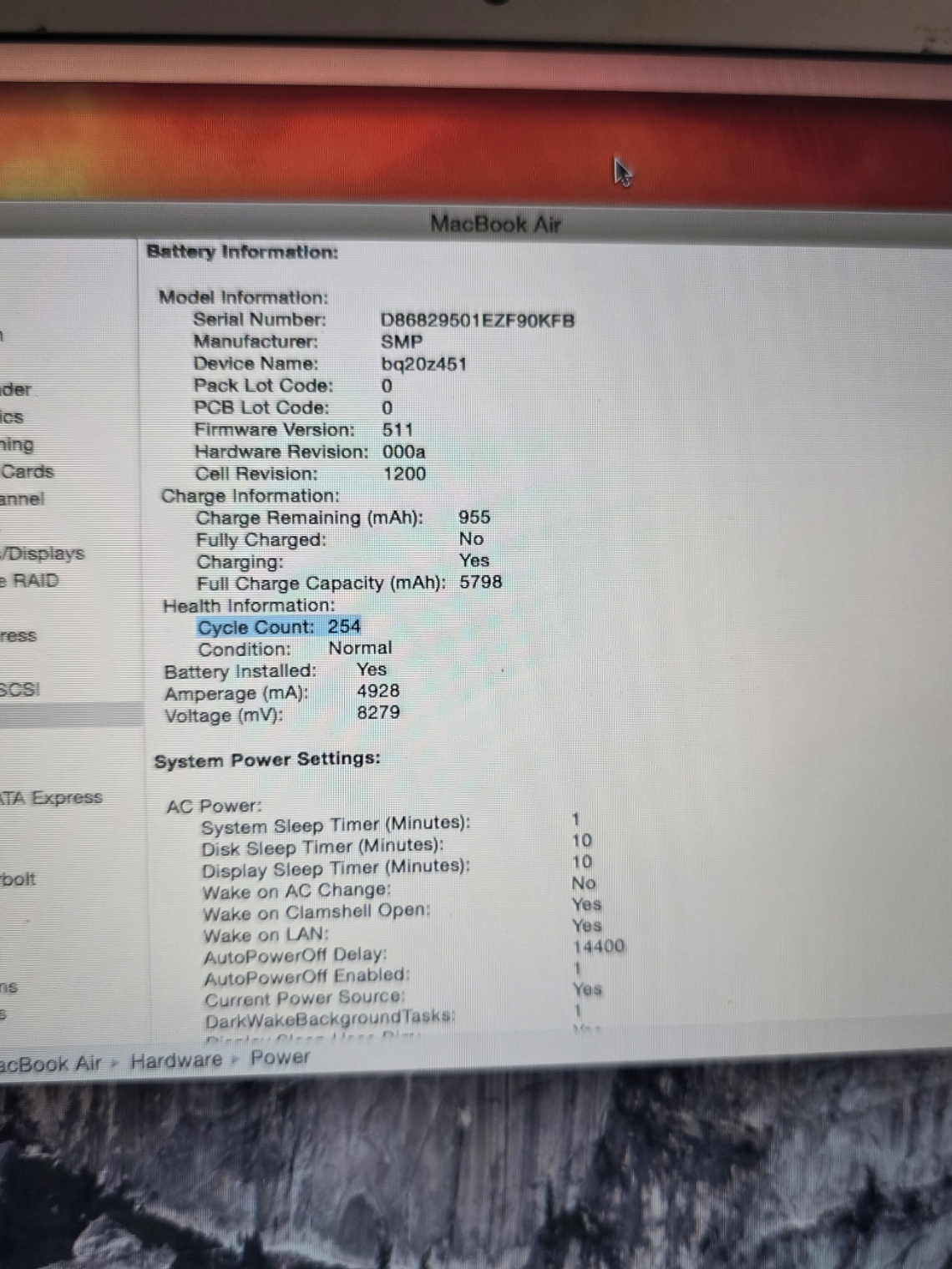 Macbook Air A1466 EMC 3178 8Gb 13