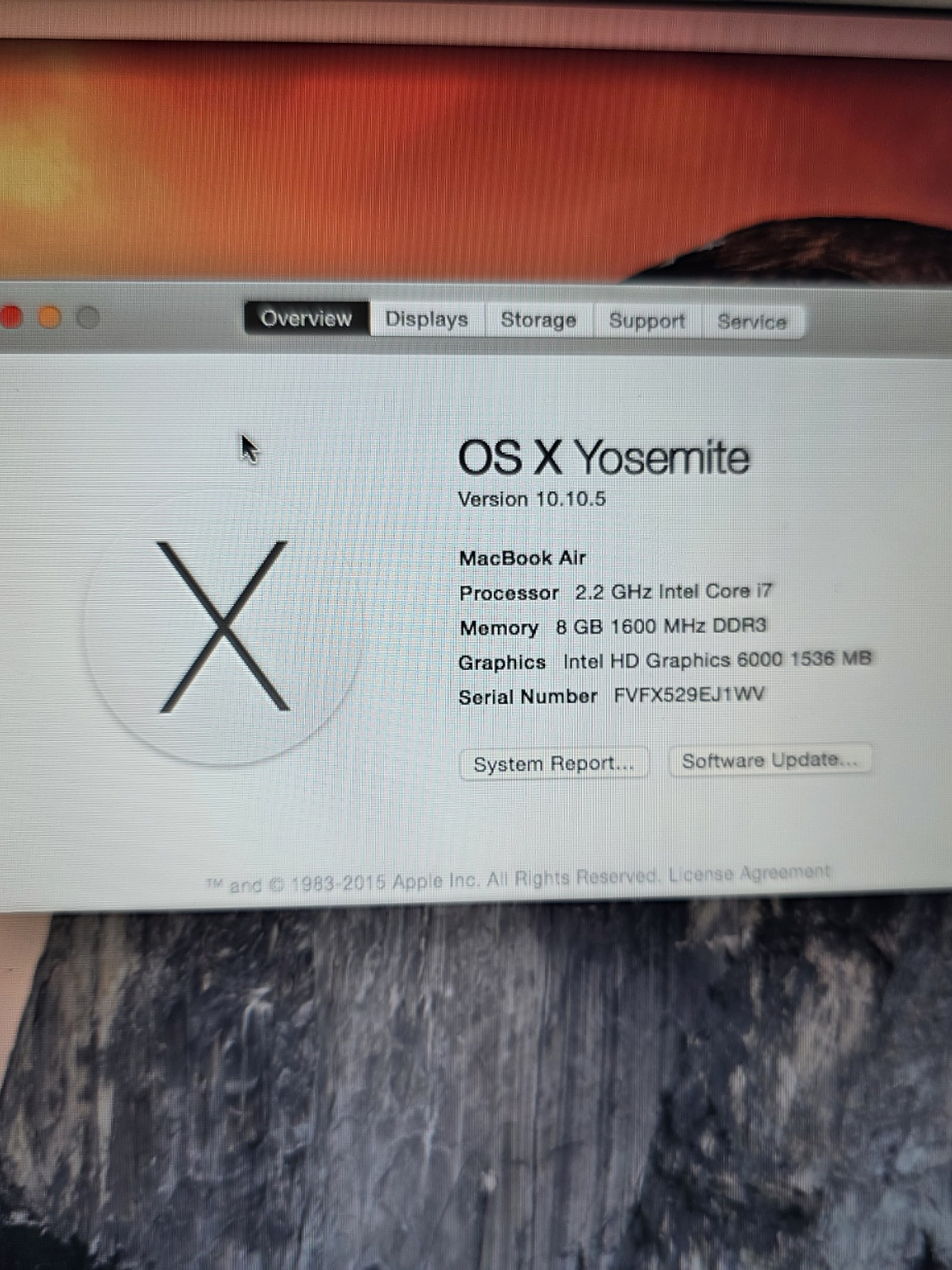 Macbook Air A1466 EMC 3178 8Gb 13