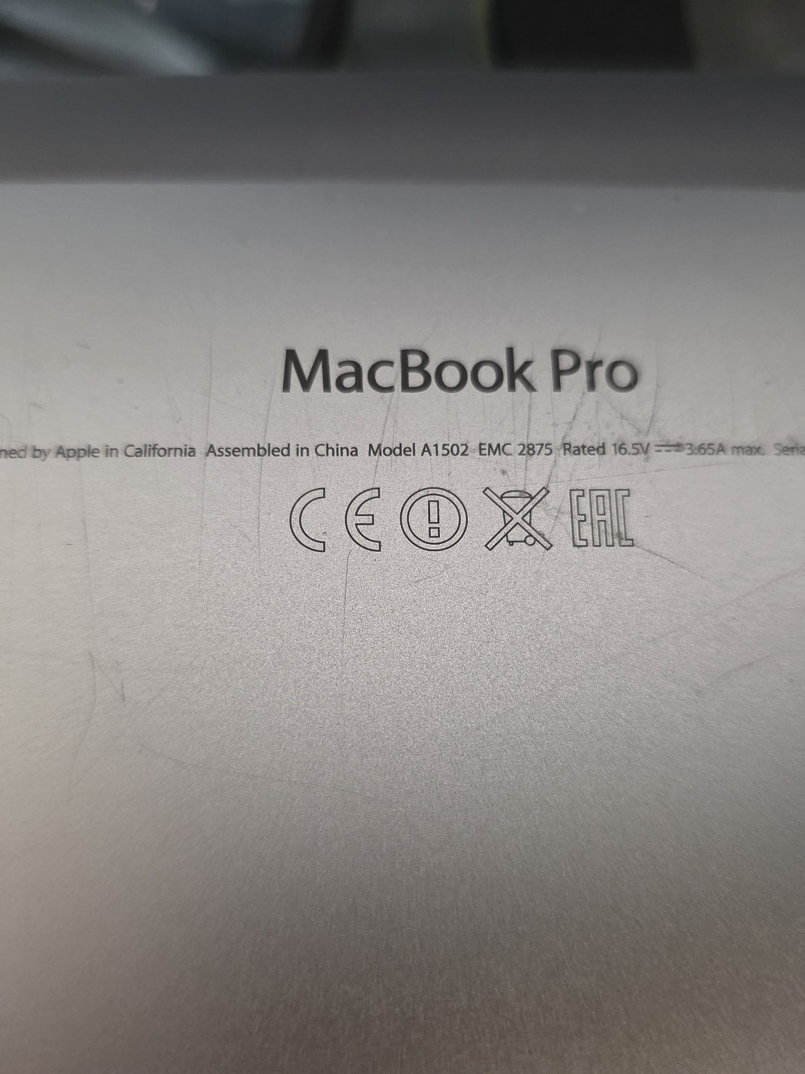 Peças do Macbook A1502 EMC 2875 8Gb 13