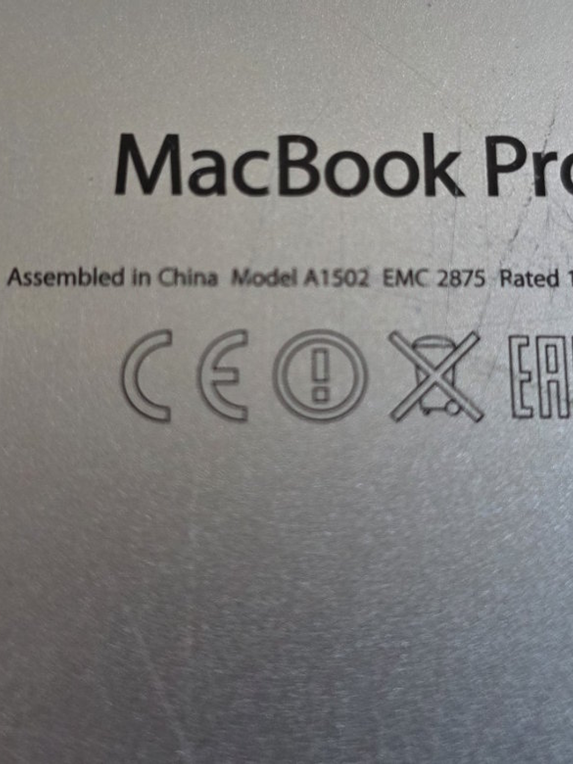 Peças do Macbook A1502 EMC 2875 8Gb 13