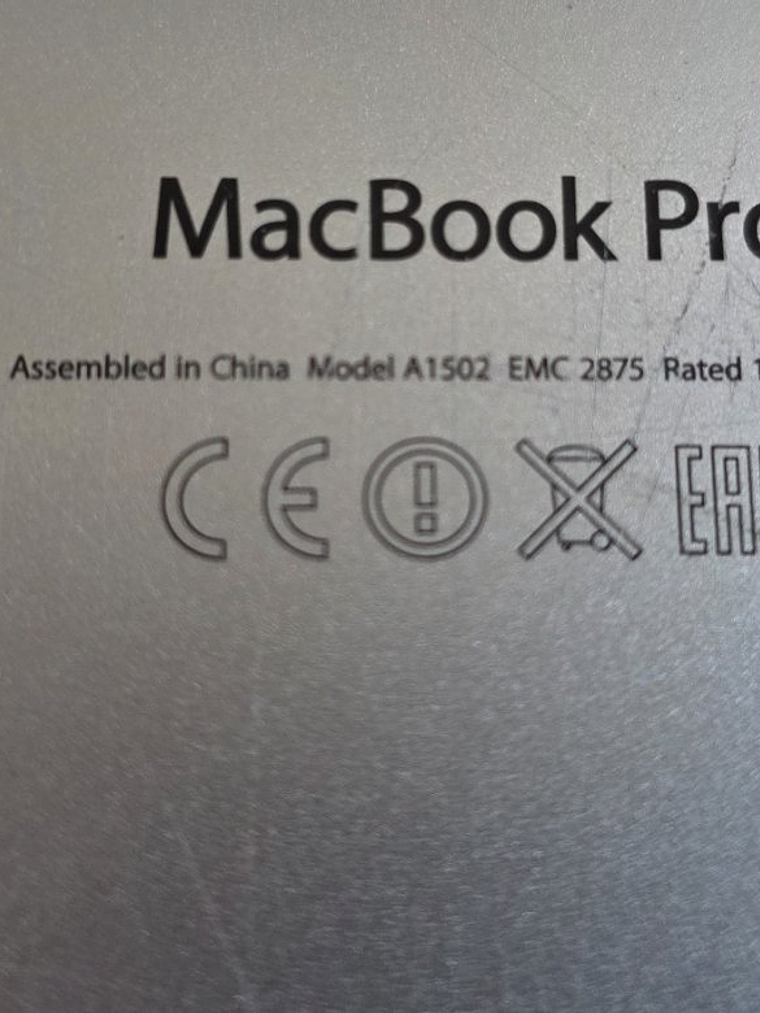 Peças do Macbook A1502 EMC 2875 8Gb 13