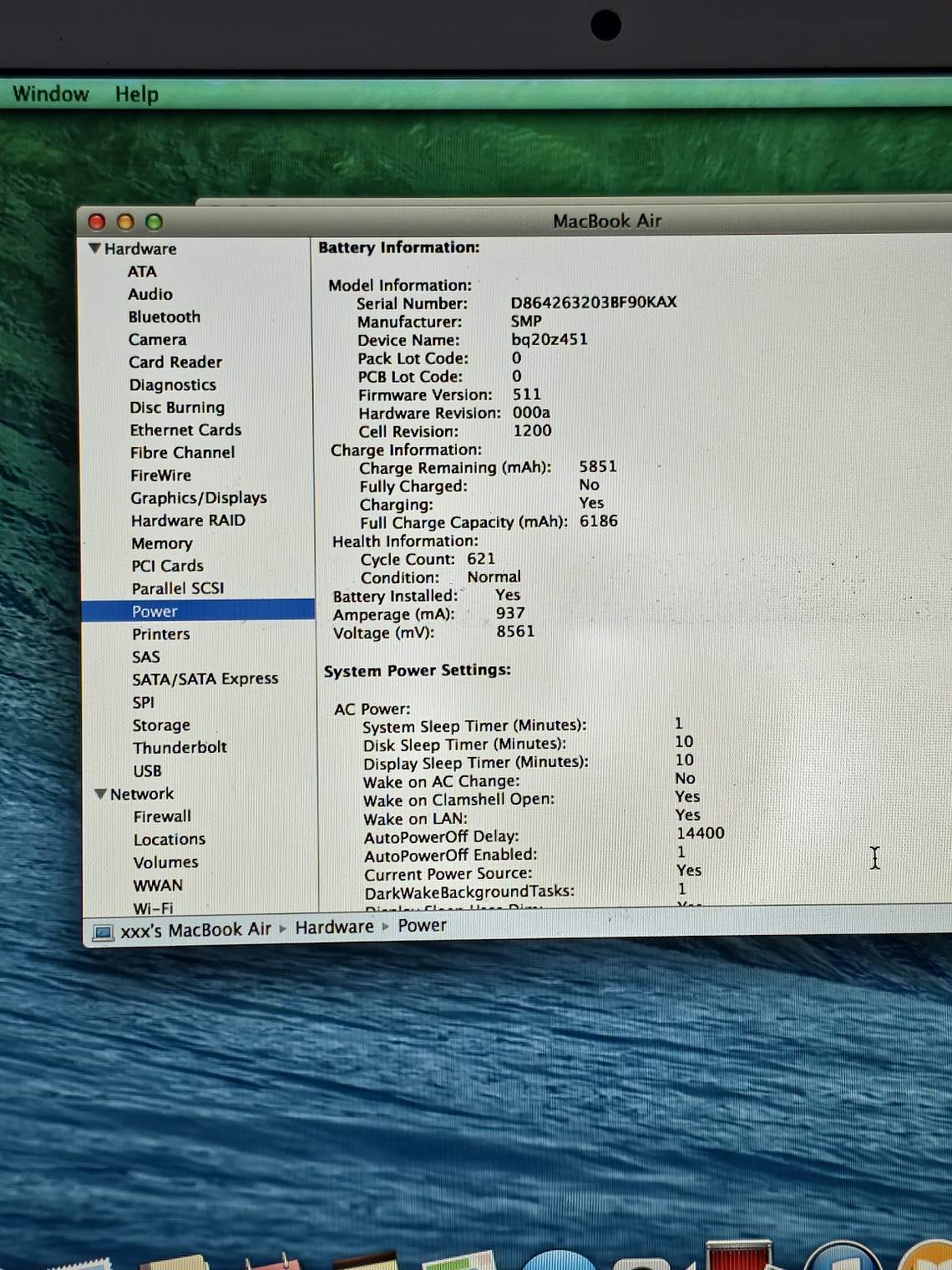 Peças do Macbook A1466 Emc 2632 Early-2014 - 491 3