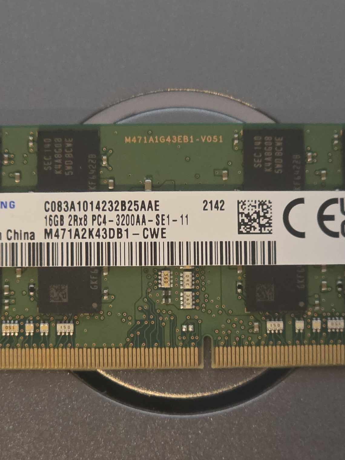 Memória RAM Samsung 16GB DDR4 - M471A2K43DB1-CWE 1