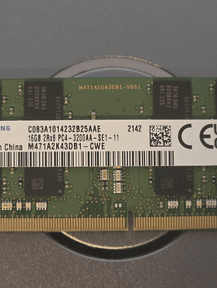 Memória RAM Samsung 16GB DDR4 - M471A2K43DB1-CWE
