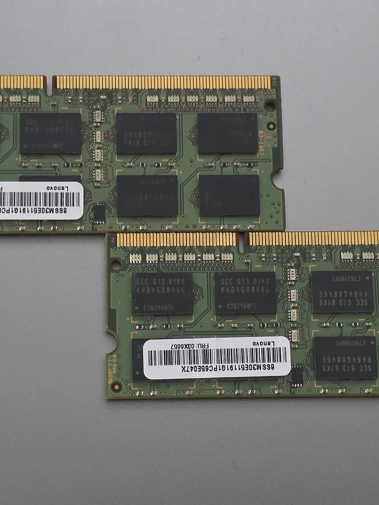 16GB DDR3L Samsung 1600MHz 2 X 8Gb 2