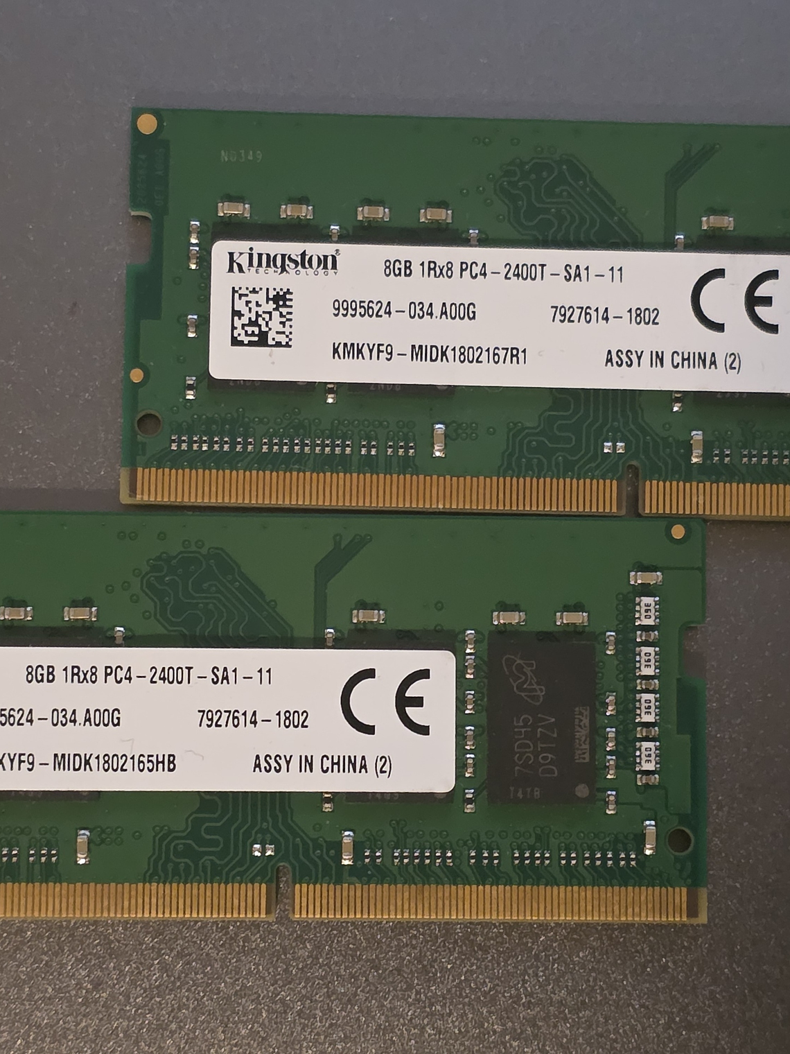 Kingston DDR4 8GB 2400MHz SODIMM 1