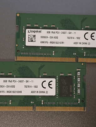 Kingston DDR4 8GB 2400MHz SODIMM