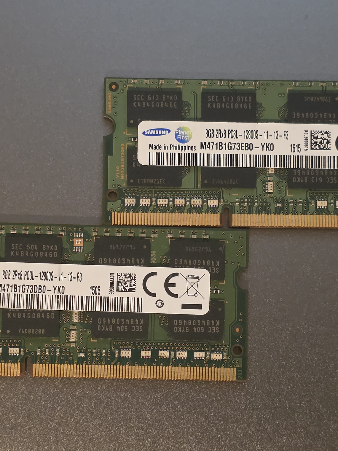 Samsung DDR3L 8GB 1600MHz SODIMM 1