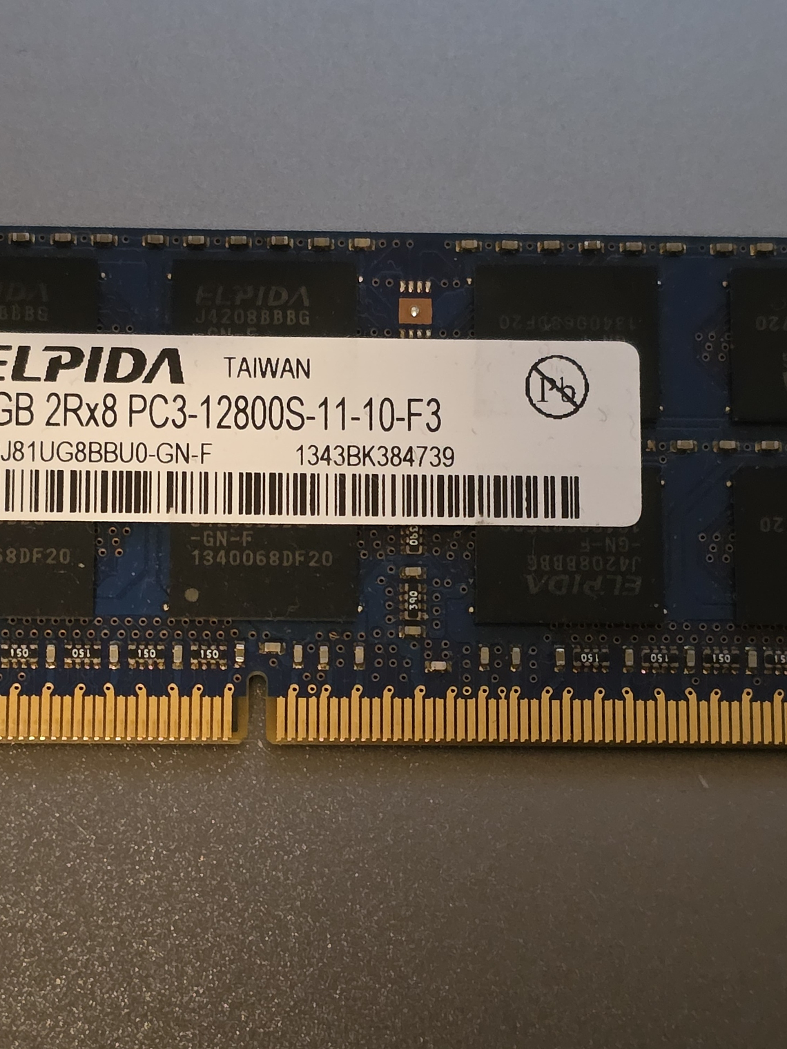 Elpida DDR3 8GB 1600MHz SODIMM 1