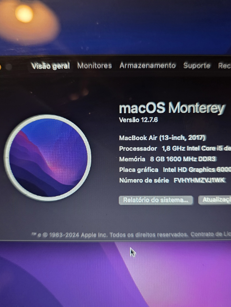 Macbook Air A1466 EMC 3178 8Gb 13