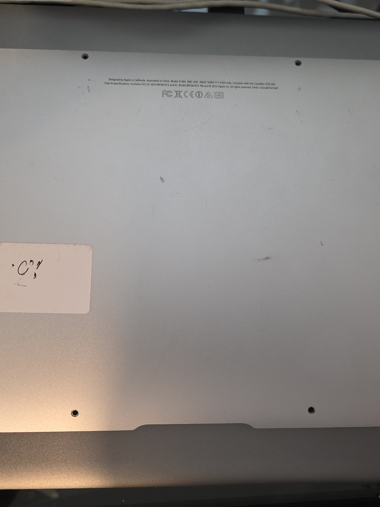 Peças do Macbook A1465 EMC 2631 4Gb i5 1.3Ghz - 4B1 19