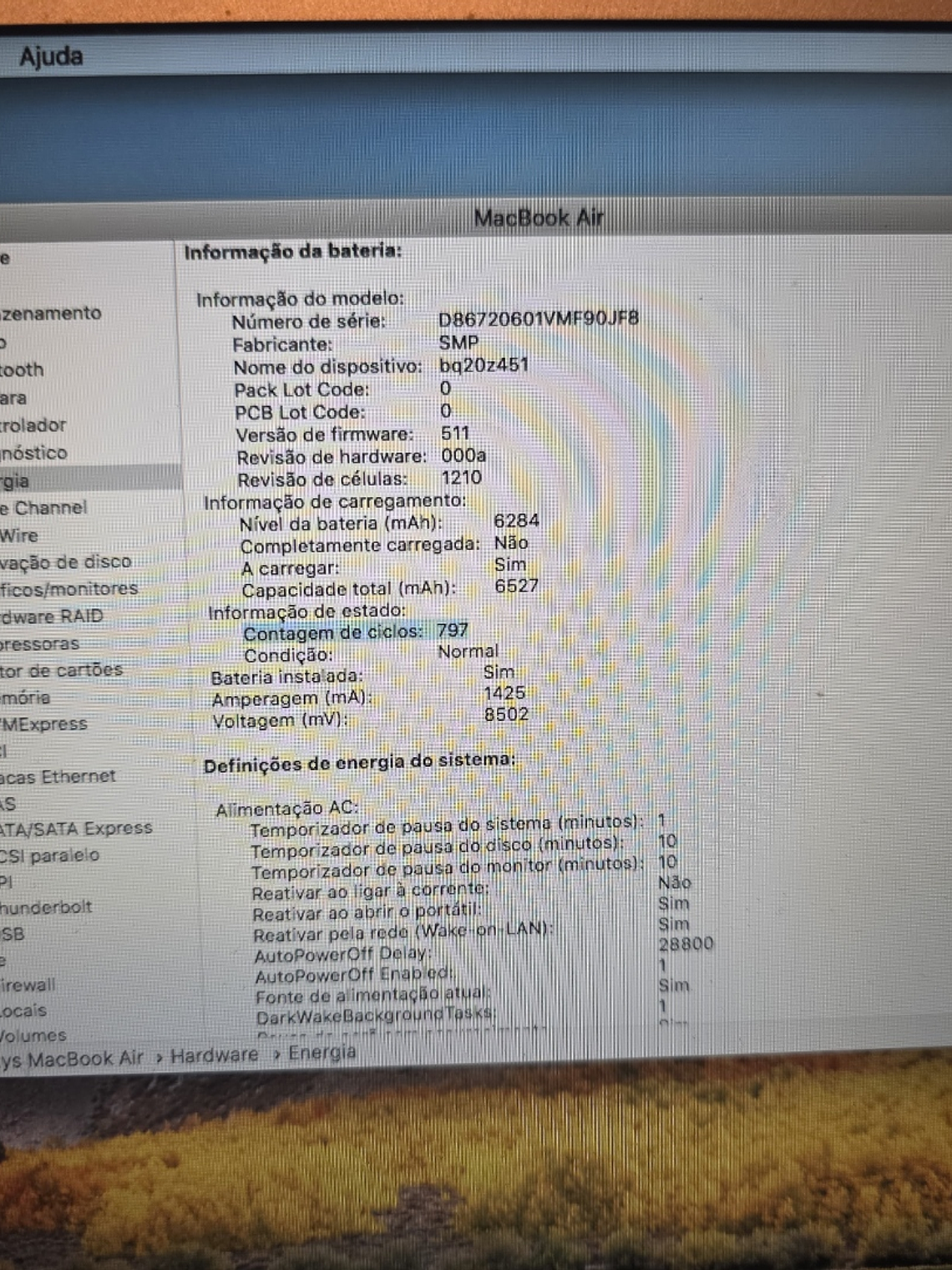 Peças do Macbook A1466 - Emc 3178 - 4B6 3